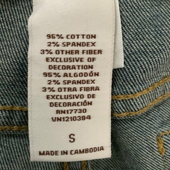 Liz Lange Maternity for Target Jeans Women Size S Blue Ankle Skinny Distressed - Picture 6 of 9